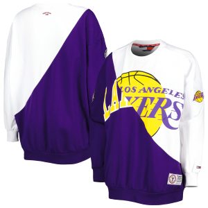 Tommy Jeans Los Angeles Lakers Women's Purple/White Ariel Pullover Classy Sweatshirt Upgrade your fan gear! Order this premium jersey today.