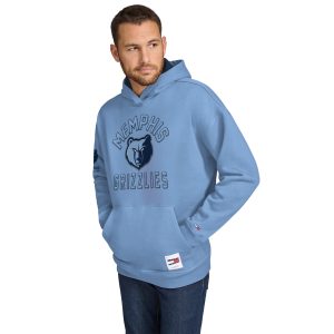 Tommy Jeans Memphis Amazing Grizzlies Light Blue Sebastian Pullover Hoodie Best - selling! Order this popular jersey before it's out of stock.