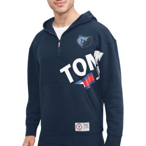 Tommy Glamorous Jeans Memphis Grizzlies Navy Bernard Half Zip Hoodie Hurry! Exclusive offer. Get your hands on this outstanding jersey right away.