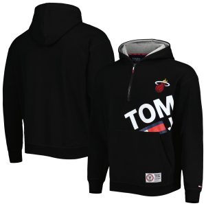 Tommy Jeans Miami Heat High - quality Black Bernard Half Zip Hoodie Time - sensitive! Order now before the deal expires.
