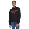 Tommy Jeans Miami Heat Women's Black Stella Cropped Pullover Hoodie Fantastic Stand out from the crowd! Wear this eye - catching jersey.