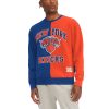 Tommy Jeans New York Knicks Admirable Royal/Orange Keith Split Pullover Sweatshirt Collectors