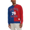 Tommy Jeans Philadelphia 76ers Red/Royal Keith Split Captivating Pullover Sweatshirt Be the first! Order this trendy jersey ahead of the crowd.