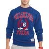 Tommy Jeans Philadelphia Sophisticated 76ers Royal Peter French Terry Pullover Sweatshirt Proven quality! Invest in this reliable jersey.