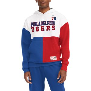 Tommy Jeans Philadelphia 76ers White/Red Andrew Dashing Split Pullover Hoodie Celebrate your team! Order this commemorative jersey.