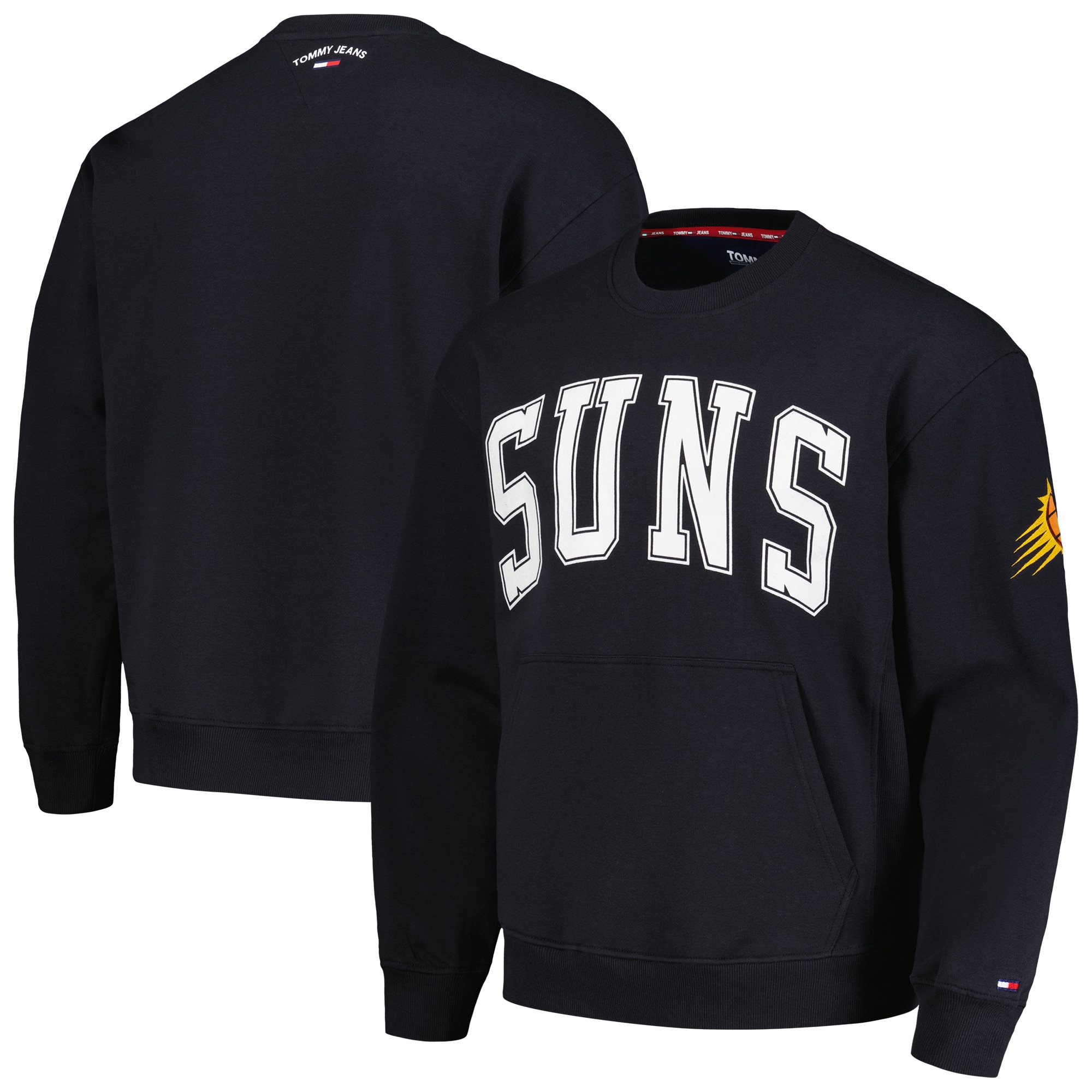 Tommy Jeans Notable Phoenix Suns Black Henry Pullover Sweatshirt Don't be left out! Get this stylish jersey and show your team pride.