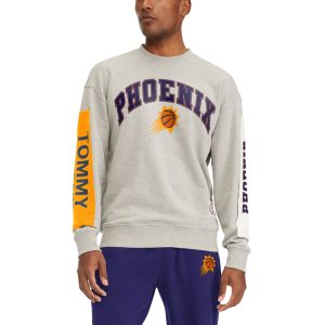 Tommy Jeans Phoenix Suns Gray Exceptional James Patch Pullover Sweatshirt Hurry! Exclusive offer. Get your hands on this outstanding jersey right away.