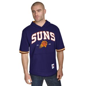 Tommy Jeans Phoenix Suns Purple Paul Delightful French Terry Short Sleeve Pullover Hoodie Stand out from the crowd! Wear this eye - catching jersey.