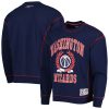 Tommy Jeans Washington Wizards Navy Peter French Terry Pullover Elegant Sweatshirt Hurry! Exclusive offer. Get your hands on this outstanding jersey right away.