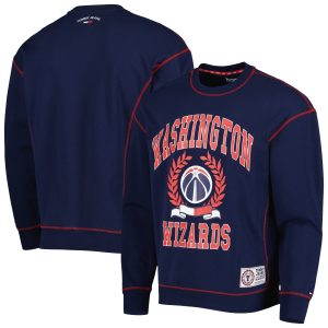 Tommy Jeans Washington Wizards Navy Peter French Terry Pullover Elegant Sweatshirt Hurry! Exclusive offer. Get your hands on this outstanding jersey right away.