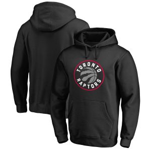 Toronto Raptors Black Primary Fantastic Logo Pullover Hoodie Authentic look! Wear this genuine jersey.