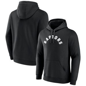 Toronto Raptors Sophisticated Black Wordmark Team Logo Pullover Hoodie Be a part of the action! Get this game - ready jersey.