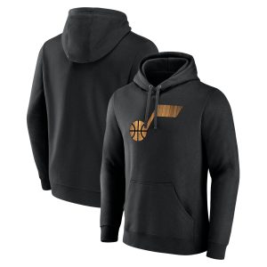 Utah Jazz Black Hardwood Logo Pullover Gorgeous Hoodie Designed for performance! Get this functional jersey.
