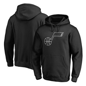 Utah Jazz Black Marble Logo Fantastic Pullover Hoodie Join the elite! Get this exclusive jersey.