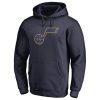 Utah Jazz Navy Sophisticated Static Logo Pullover Hoodie Sports fans
