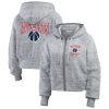 WEAR by Erin Andrews Washington Wizards Women's Heather Gray Speckled Radiator Full Zip Hoodie Luxurious Hurry! Exclusive offer. Get your hands on this outstanding jersey right away.