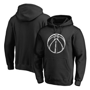 Washington Exquisite Wizards Black Marble Logo Pullover Hoodie Sports enthusiasts