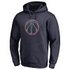 Washington Dashing Wizards Navy Static Logo Pullover Hoodie Collectors