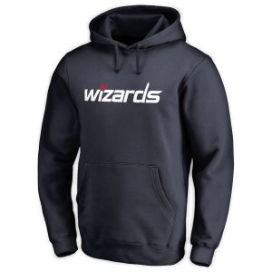 Washington Luxurious Wizards Navy Wordmark Pullover Hoodie Collectors