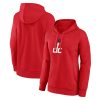 Washington Wizards Women's Red Alternate Logo Pullover Exquisite Hoodie Stand out from the crowd! Wear this eye - catching jersey.