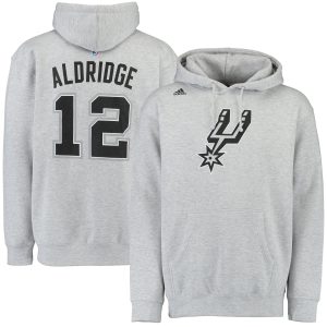 adidas LaMarcus Aldridge Phenomenal San Antonio Spurs Gray Name & Number Pullover Hoodie Perfect fit! Order this comfortable jersey.